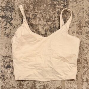 Cream Sports bra